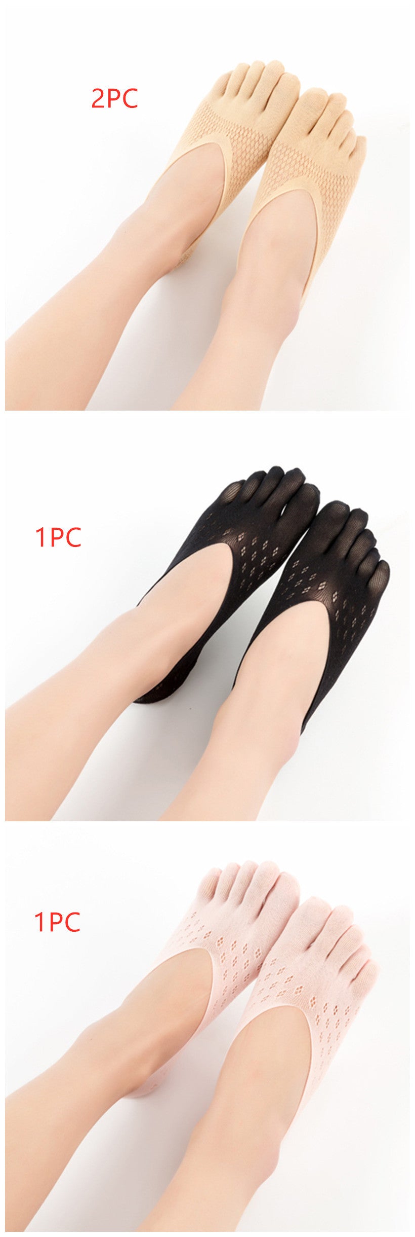 5-Zehen-Socken für Damen