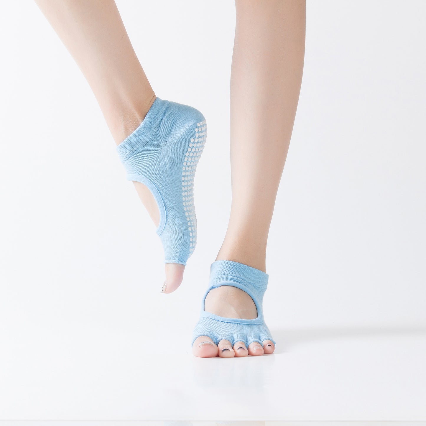 Hengju Digging Cotton Yoga Socken Slip Toe Halter Lady Wuzhi Socken Socken Hersteller Großhandel Bestellung