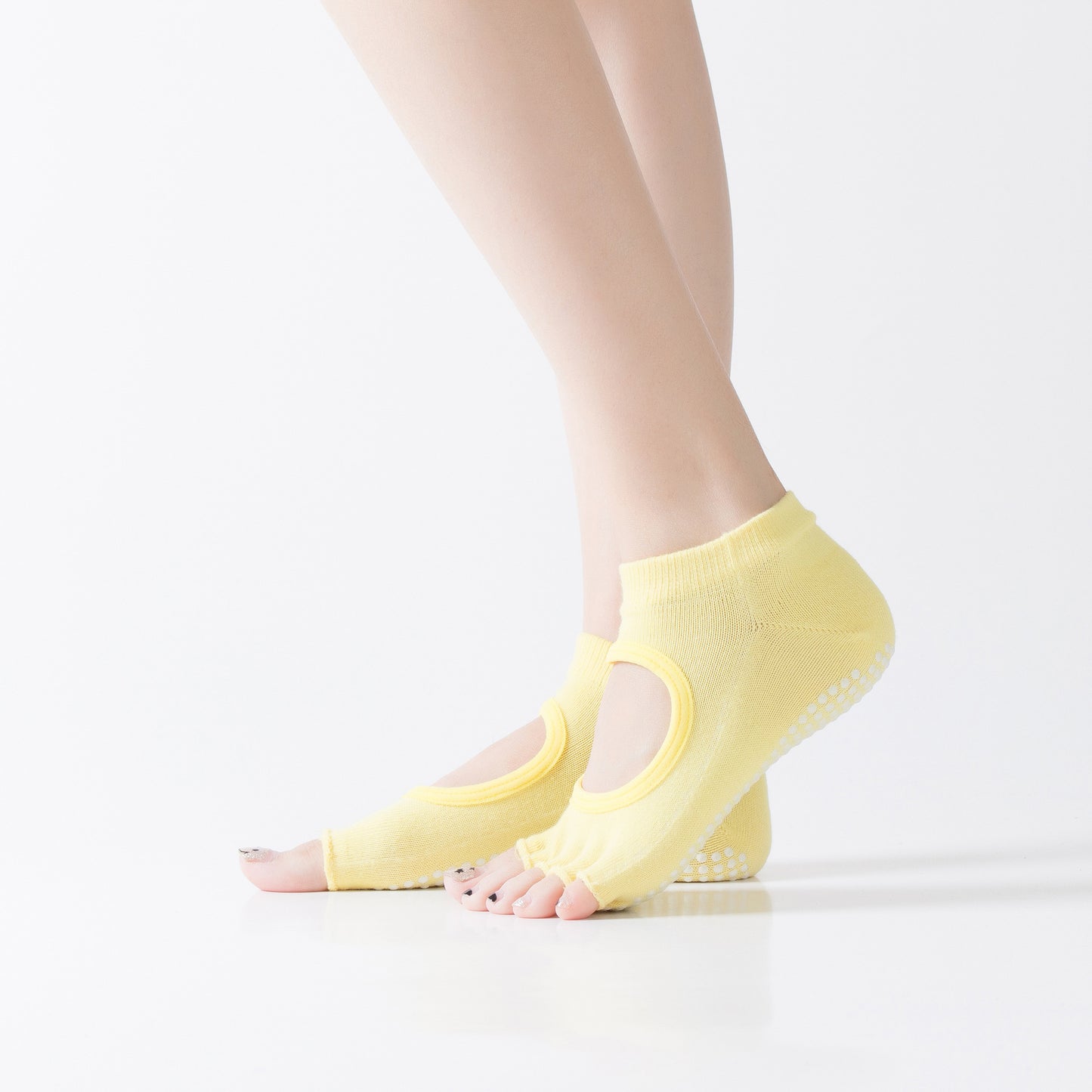 Hengju Digging Cotton Yoga Socken Slip Toe Halter Lady Wuzhi Socken Socken Hersteller Großhandel Bestellung