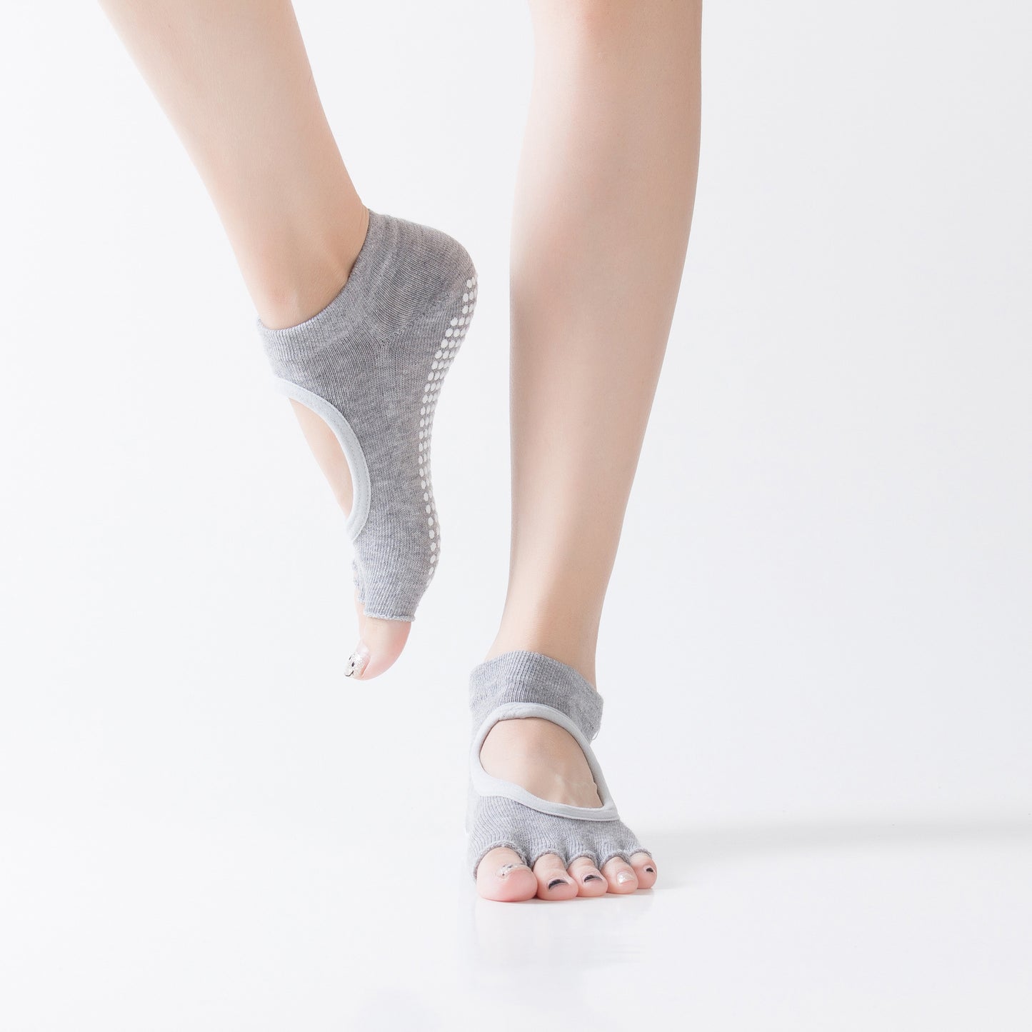 Hengju Digging Cotton Yoga Socken Slip Toe Halter Lady Wuzhi Socken Socken Hersteller Großhandel Bestellung
