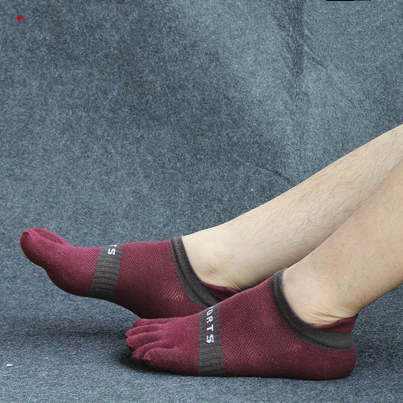Kurze Baumwollsocken für Herren mit geteilter Zehenpartie