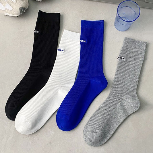 Damen-Halbschlauchsocken aus Baumwolle