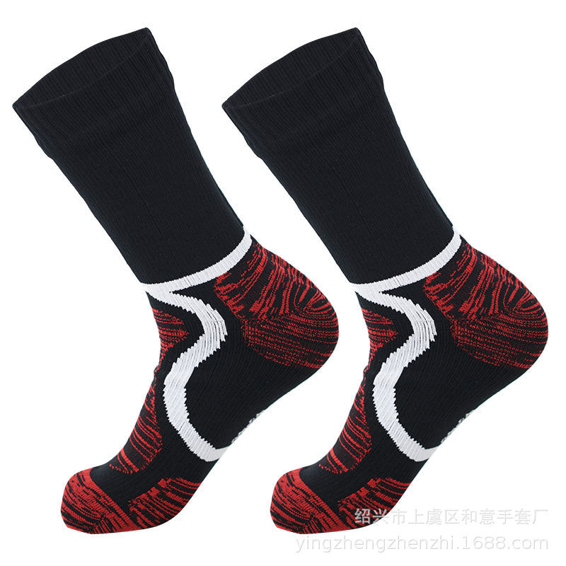 戶外中小腿登山襪露營運動滑雪涉水透氣速乾騎乘防水襪