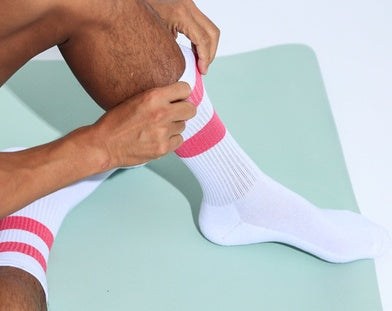 Gestreifte Socken