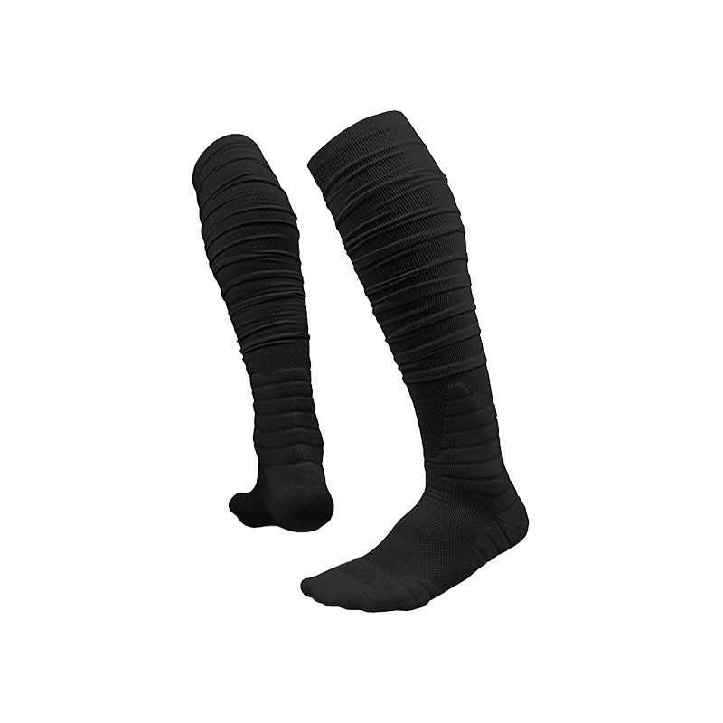 Verdickte Fußballsocken für das Spieltraining mit Handtuchunterseite