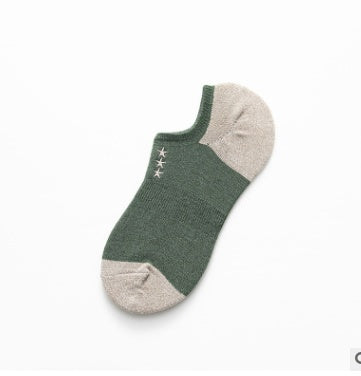 男士棉襪低筒刺繡襪
