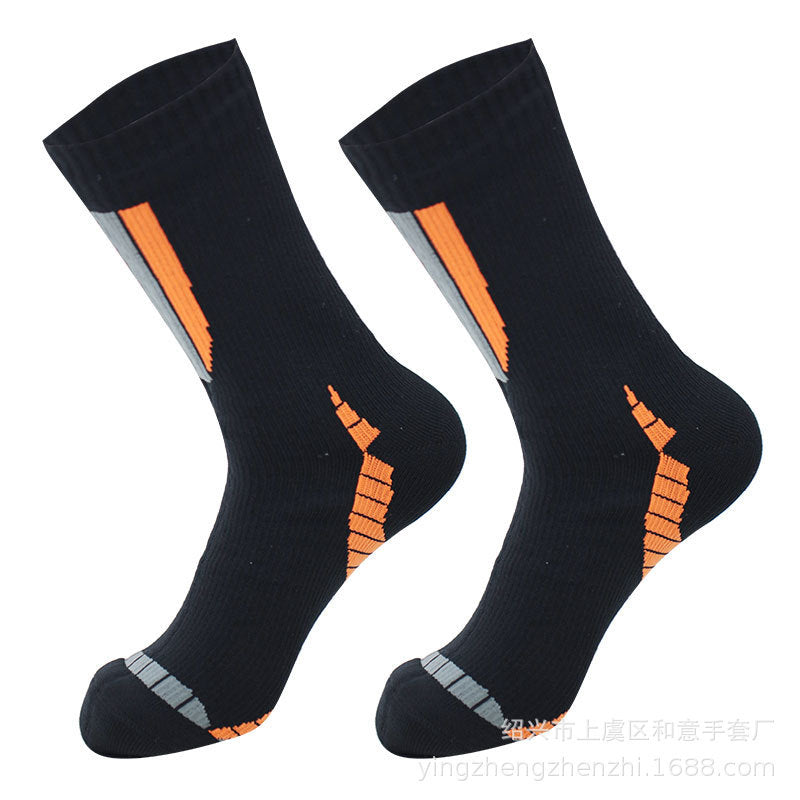 戶外中小腿登山襪露營運動滑雪涉水透氣速乾騎乘防水襪